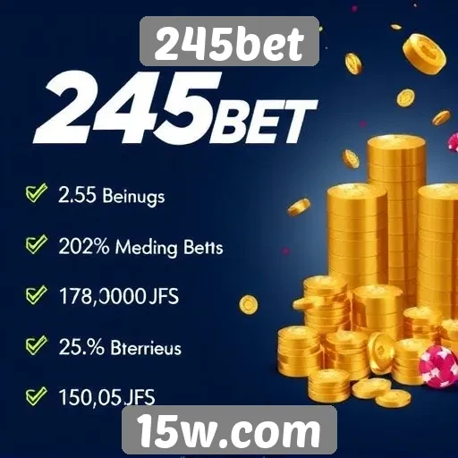 Benefícios e bônus disponíveis no 245bet