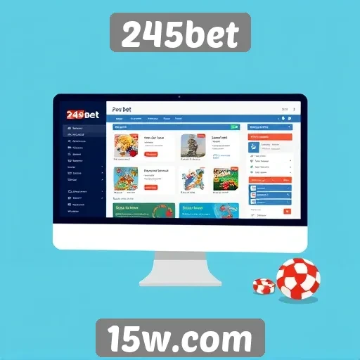 Exploração da interface e usabilidade do 245bet