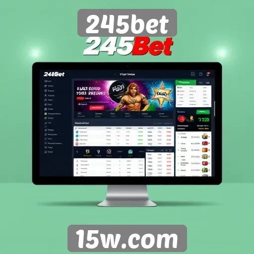 Interface e experiência do usuário no 245bet